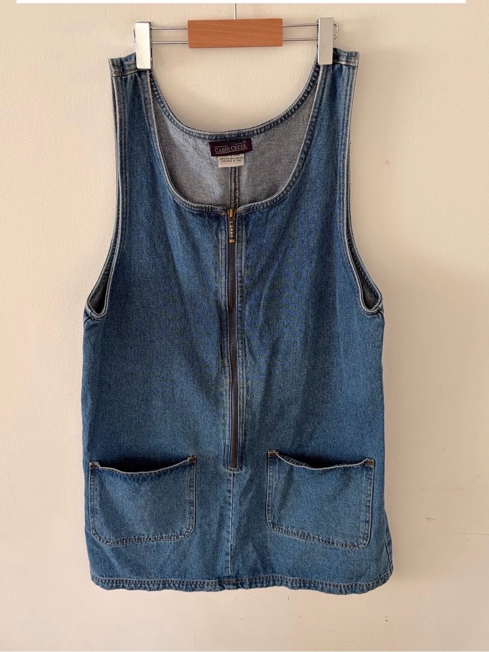 Cabin Creek Denim Organizer Dress in Blue